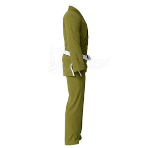 Kimonos professionnels de style Kyokushin pour l'entraînement en contact total, en toile de coton robuste 12oz, logo personnalisable sur le devant. - Product Image 3