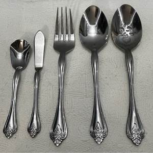 Minimalist Design <b>Cutlery</b> <b>Set</b> <b>Black</b> Finish Lacquer Coated Food Contact Safe premium Flatware <b>Sets</b> Christmas Holiday Table Use - Product Image 5
