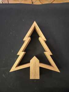 Decoración Navideña de Madera para Mesa, Hecha a Mano, Ecológica, con Forma Personalizada, Regalos para Fiestas - Product Image 2