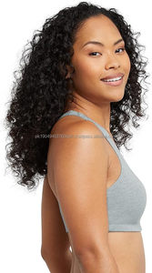 Sujetador deportivo acanalado sin costuras de talla grande para mujer, conjunto de pantalones cortos de motorista, ligero, transpirable, de alto impacto, para entrenamientos de gimnasio, sin espalda - Product Image 3