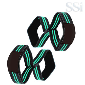 Heavy Weight Figure 8 Lifting Straps for Gym <b>Training</b> Breathable Wrist Support for Safe <b>Strength</b> Workout Routines - Product Image 5