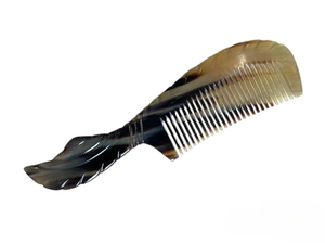 Peigne en corne de buffle naturelle poli à finition lisse pour démêler et coiffer, fabriqué par un fabricant OEM - Product Image 5