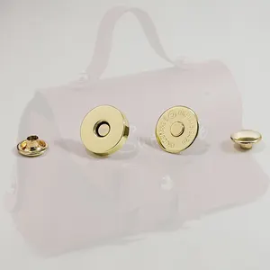 14 mm butik manyetik toka Metal ışık lüks hediye kutusu hediye çantası düğme High-end bagaj mıknatıs düğmesi aksesuarları