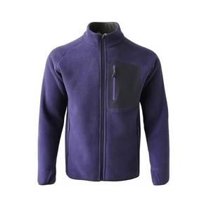 Veste en polaire unisexe, col montant, fermeture éclair, respirante, coupe-vent, vêtements d'hiver décontractés, coupe régulière, couleur unie, sherpa - Product Image 2