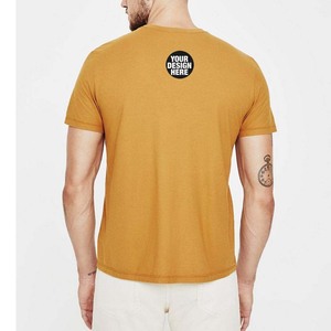 Camisetas Lisas al por Mayor, Talla Estadounidense, Corte Regular, 100% Algodón Peinado, Camisetas Personalizadas con Impresión - Product Image 3
