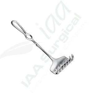 Écarteur chirurgical 26 cm 50 x 80 mm auto-fixant en acier inoxydable, instrument manuel de chirurgie générale, classe I, certifié CE - Product Image 3