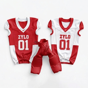 ZYLO Venta al por Mayor de Uniformes de Fútbol Americano Personalizados por Sublimación, Uniformes de Fútbol Americano de Talla Grande para Jóvenes y Entrenamiento Universitario - Product Image 3