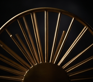 Porta Servilletas de Metal Pesado con Diseño Único de Amanecer, Texturizado, para Cocina, Comedor y Mesa - Product Image 5