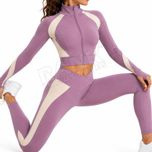 Nuevo Estilo, Color Personalizado Disponible en Diferentes Tallas, Venta al por Mayor, el Mejor Diseño, Conjuntos de Yoga Transpirables de 3 Piezas - Product Image 6