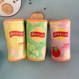 Juguete para mascotas de perros y gatos con forma de patatas fritas, dispensador de comida, juguete olfativo, de peluche, resistente a mordidas, para masticar y aliviar el dolor dental - Product Image 6