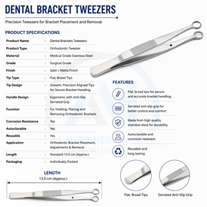 Pinzas Quirúrgicas Dentales Al Mida Healthcare de Acero Inoxidable, Manuales, Certificadas CE Clase I ISO13485, Fácil Agarre, Uso Hospitalario - Product Image 6
