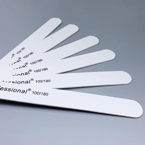 Professional® Double-Sided <b>Nail</b> <b>File</b> 100/180 Grit Emery Sandpaper Manicure Tool for <b>Nail</b> Care - Product Image 2
