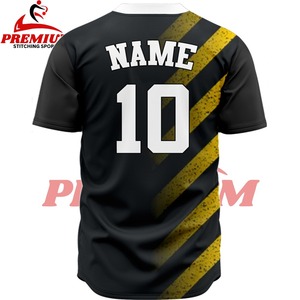 Maillot de baseball personnalisé tendance, sublimation, tissu léger et doux, coupe confortable, respirant - Product Image 2