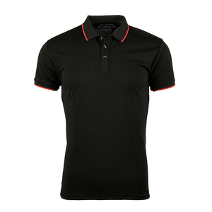 Men's <b>White</b> Short Sleeve <b>Polo</b> Shirt With Blue Trim Button Front Casual Style Regular Fit 100% Cotton Oxford Fabric - Product Image 2