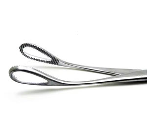 Pinces à éponges manuelles droites réutilisables en acier inoxydable, instrument chirurgical - Product Image 5