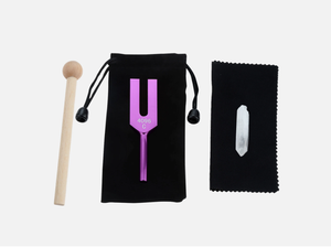 Ensemble de diapasons violets neufs, 1 pièce, réparation du DNA, guérison, vibration, thérapie sonore, méditation - Product Image 2