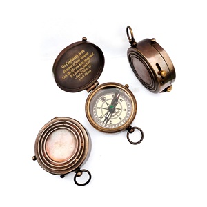 <b>Antique</b> Style Nautical <b>Compass</b> Handmade Brass Marine Navigation Instrument Perfect Gift for Travelers and History Lovers - Product Image 6