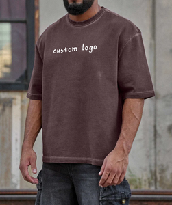 Camiseta de Manga Corta para Hombre con Logotipo Personalizado, 100% Algodón, Corte Regular, Cuello Redondo, Diseño Casual con Letras Estampadas en la Parte Delantera - Product Image 6