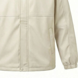 Veste imperméable à capuche unisexe pour l'hiver, vente en gros, personnalisation du logo sur le devant, style urbain, coupe-vent léger de qualité supérieure - Product Image 2