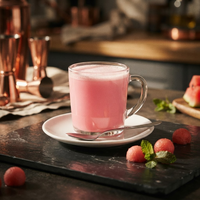 Watermeloenmelkpoeder voor bubble tea, niet-zuivelhoudende roomvulling, drankbasis, groothandel fruitdrankpoeder voor cafe menu's
