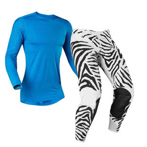 Combinaison de motocross en gros, impression de logo personnalisée OEM, ensemble d'équipement de moto tout-terrain MX respirant, grande taille, nouveau maillot de course - Product Image 2