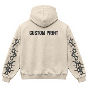 Nuevas Sudaderas con Capucha para Hombre, Elegantes y a la Moda, con Estampado DTG Personalizado, Cierre de Cremallera, Estilo Casual, Unisex, 100% Algodón, Felpa, Ecológicas - Product Image 4