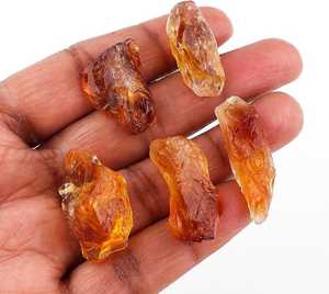 Natural <b>Raw</b> Yellow Citrine Untreated Healing Stone Rough <b>Crystal</b> For Jewelry Making Loose Gemstone High Quality - Product Image 4