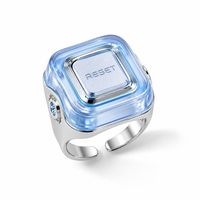 Bagues anti-stress avec capuchon de clavier mécanique à clic, bague fantaisie pour geek informatique, cadeaux amusants