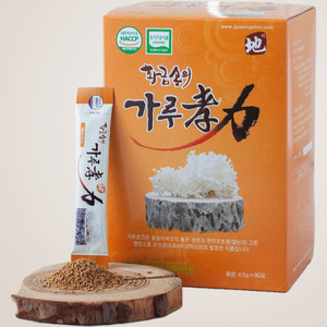 Biotech-Nahrungsergänzungsmittel Gyeongshin Bio Koreanisches Fermentiertes Sparassis Crispa Pilz-Enzympulver Ji-Qualität 4,5g x 90 Sticks Beta-Glucan - Product Image 3