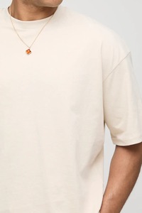 oversized loose fit <b>tshirt</b> men boxy drop shoulder heavy cotton streetwear blank <b>tshirt</b> bulk order supplier - Product Image 6