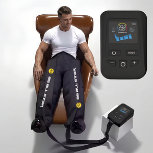 Masseur de compression professionnel pour les jambes, rechargeable par USB, batterie au lithium, contrôle de la minuterie, haute qualité, CE, OEM, ODM, AS ALL STAR - Product Image 1