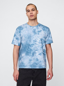 Camisetas Premium de Moda con Estampado Tie Dye, Estilo Vintage, Lavado Ácido, Cuello Redondo, Hip Hop, Algodón, Efecto Desgastado, Estilo Urbano - Product Image 1