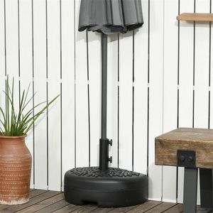 Ombrellone da Giardino Quadrato con Base in Acciaio Inox e Ferro per Patio, Ristorante, Hotel, Spiaggia - Consigliato per la Pioggia - Product Image 2