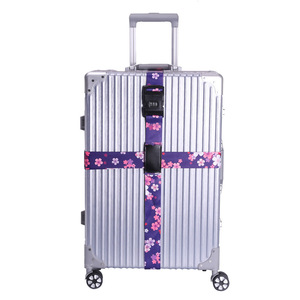 Luggage strap Security <b>Lock</b> Cross Strap Luggage Seat Belt <b>Suitcases</b> Strapping for Travel Belt with ABS <b>Lock</b> - Product Image 6