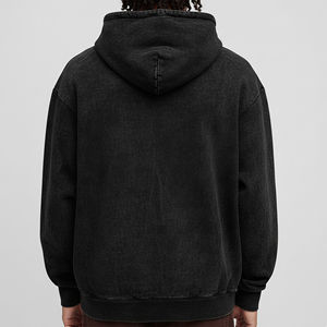 Sweat-shirts à capuche unisexe en molleton 100 % coton, grande taille, pour l'hiver, avec logo brodé personnalisé, style hip-hop, coupe oversize – Nouveauté très demandée - Product Image 2