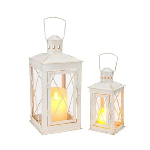 Farol Decorativo de Vidrio y Hierro de Última Tendencia para el Hogar, Color Rústico Mate, Portavelas de Tamaño Estándar, Hecho a Mano, Tamaño y Forma Personalizados - Product Image 1