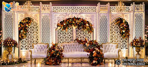 Mughal Heritage Style 3D Wedding Stage Frames Wholesale Arabic Style Wooden Backdrop <b>Panels</b> Muslim Sufi Night Stage Decoration - Product Image 6