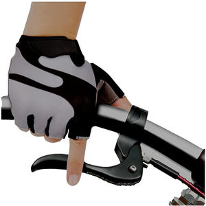 Gants de cyclisme unisexes respirants en polyester compatibles avec les écrans tactiles, protection demi-doigts, antichoc, pour sports de plein air - Product Image 2