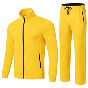 Vêtements de sport décontractés, coupe classique, couleur unie, respirant, en polyester, pour l'automne, taille confortable, vêtements athlétiques décontractés, coupe classique, usage quotidien - Product Image 1