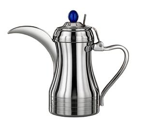 Cafetera Árabe Dallah de Acero Inoxidable para 4 Porciones, Cafetera para Estufa con Asa - Product Image 1