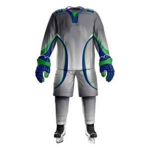 Nuevos Diseños de Uniformes de Hockey sobre Hielo para Hombre, Conjuntos de Uniformes Deportivos con Cuello en V para Prácticas al Aire Libre, Conjuntos de Camisetas de Hockey sobre Césped - Product Image 6