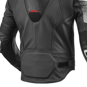 Veste de moto en cuir imprimé de haute qualité, fabrication OEM, veste universitaire épaisse, veste en cuir streetwear pour homme - Product Image 6