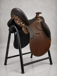 Premium Genuine Leather Jumping Dressage Horse Saddle Professional Western Riding Handcrafted Close Contact Equestrian Wood <b>Tree</b> - Product Image 5