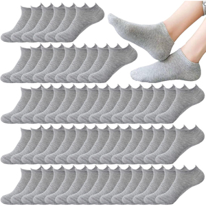 Calcetines Tobilleros Más Vendidos 2026, Calcetines de Algodón Tejido de Color Sólido, Transpirables, Invisibles, Finos, Casuales de Verano para Adultos, para el Uso Diario - Product Image 3