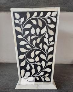 Jardinière en métal avec incrustation de os, faite à la main, de forme ronde, style minimaliste, pour la décoration de la maison, produit de luxe, exportations en gros - Product Image 4