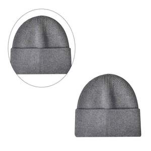 Unisex Solid Color Beanie Hat 100% Acrylic Knit <b>Winter</b> <b>Cap</b> Casual Style Adult Size 56-58CM - Product Image 2