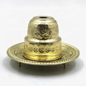 Assiettes décoratives en laiton avec dôme, finition antique à l'aspect moderne, vente chaude - Product Image 1
