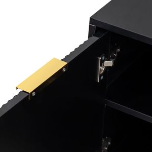 Mobile TV moderno caldo nero per 80 pollici TV per soggiorno e camera da letto - Product Image 3