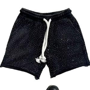 กางเกงขาสั้นลำลองผู้ชายไซส์ใหญ่ แห้งเร็ว ระบายอากาศได้ดี ผ้าโพลีเอสเตอร์/คอตตอน เอวยางยืด กระเป๋าข้าง - Product Image 4