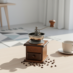 Molinillo de Café de Madera de Primera Calidad 3203036 con Recipiente Metálico - Product Image 2